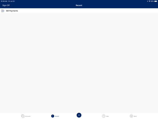 Integro Mobile iPad screenshot 2 - Finance app