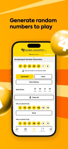 Eurojackpot Results iPhone screenshot