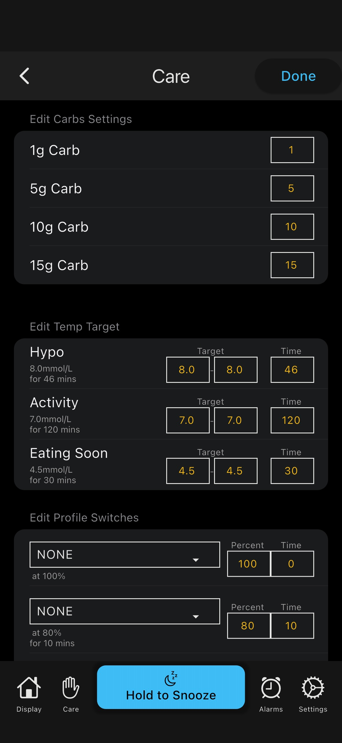 T1DCarer screenshot 4