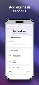 Exam Countdowns - School & Uni screenshot