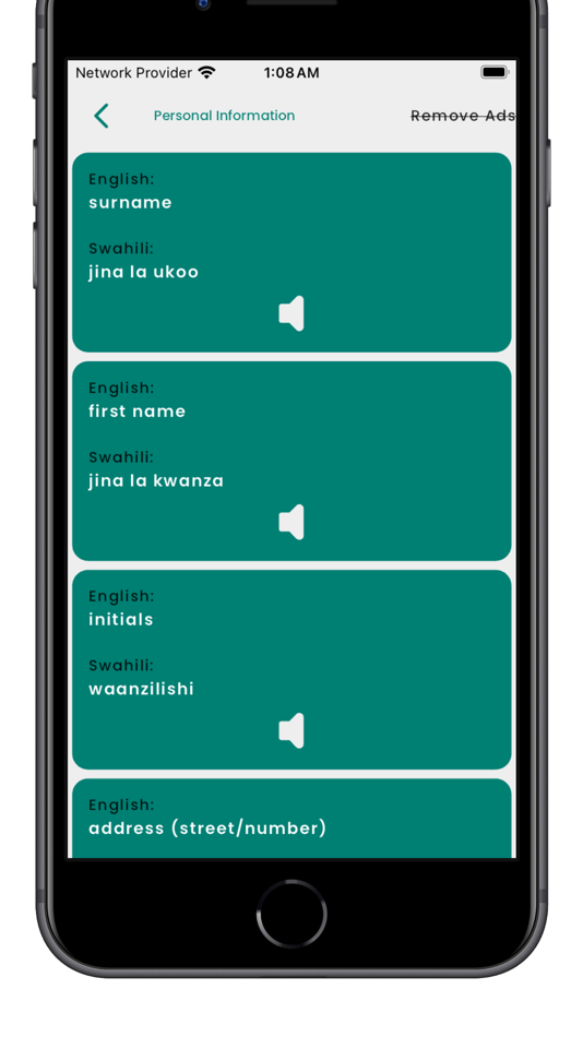 #4. Learn Swahili Language! (iOS) Podle: Kishwar Sultana