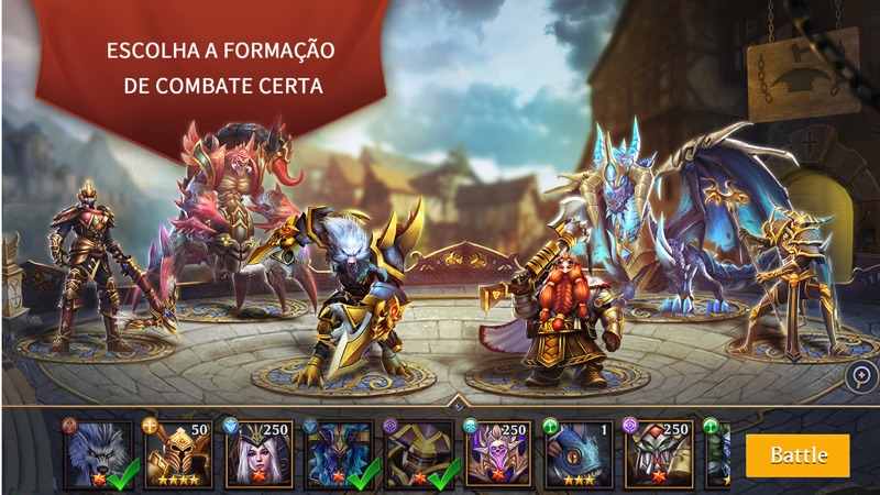 Trials of Heroes: Idle RPG screenshot 1