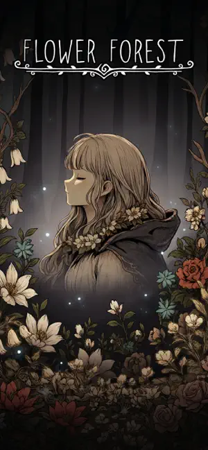 Flower Forest - ワードパズル iPhone screenshot 1
