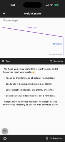 weight.mate Screenshot 1 of 7