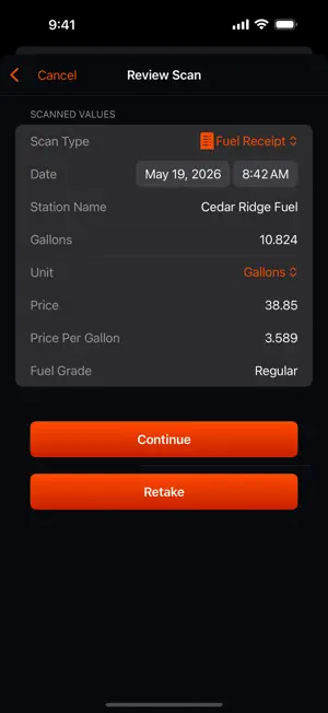 Fuel Warrior: MPG Tracker screenshot 4