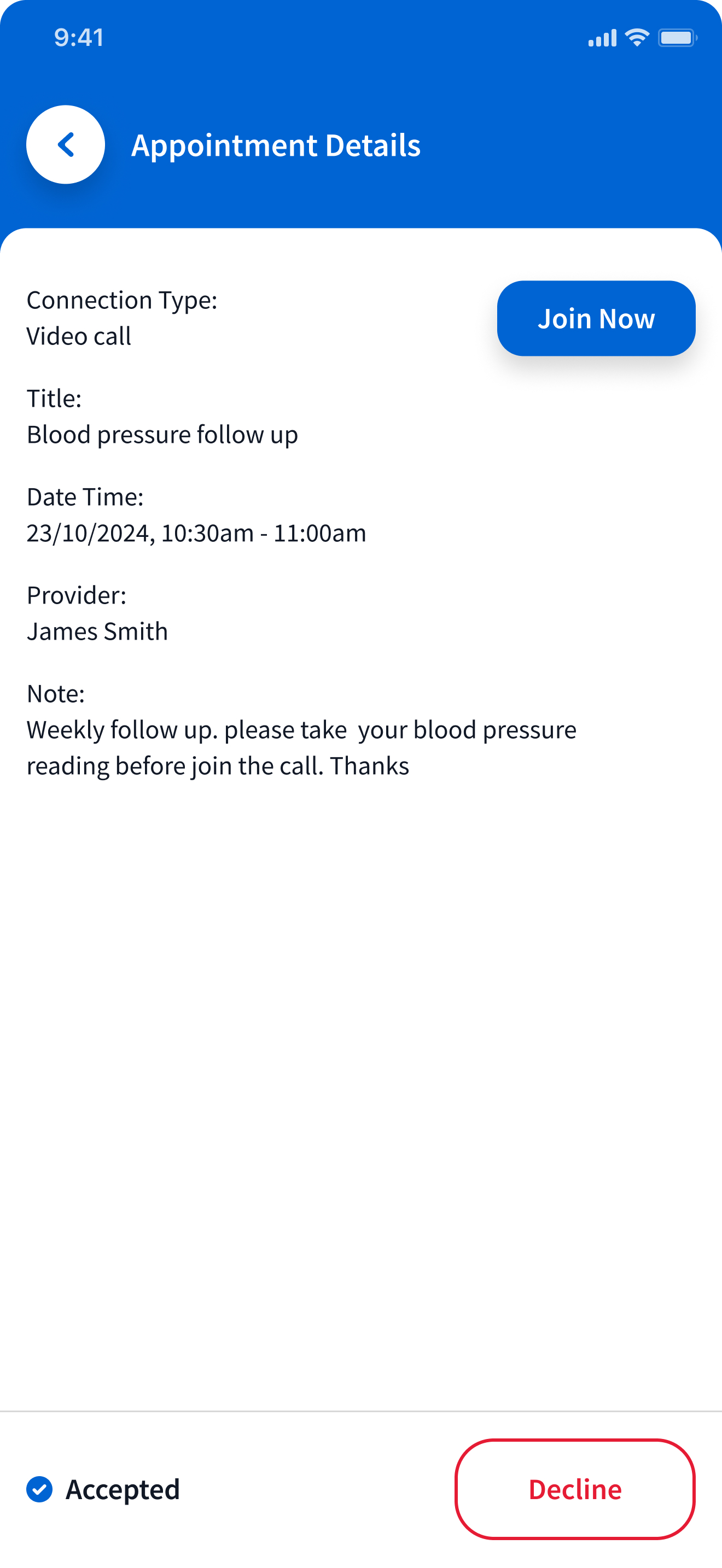 MyHealthAccess screenshot 4