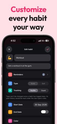 Habit Tracker - HabitCal screenshot 5