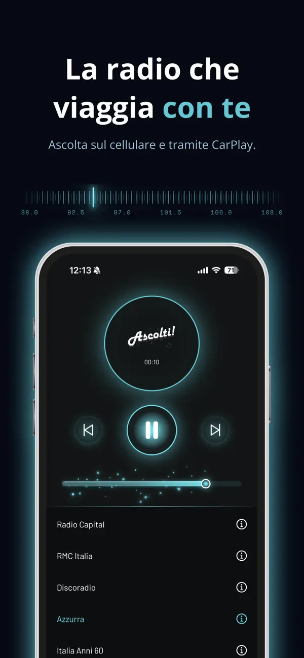 Screenshot #1 pour Ascolti!