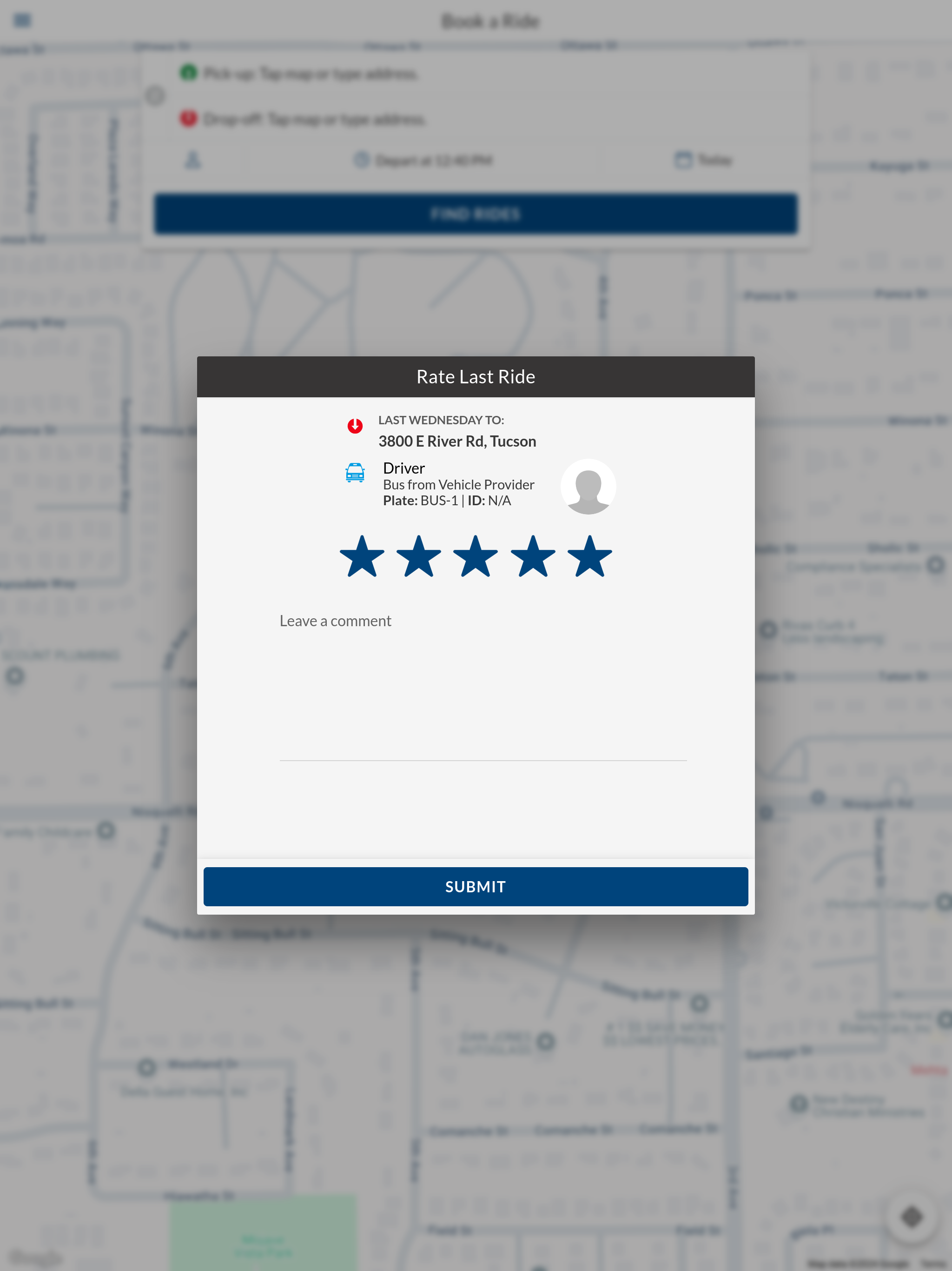 Sun Shuttle DAR Passenger App screenshot 16