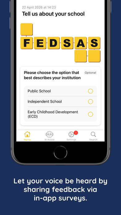 Screenshot 2 of FEDSAS App