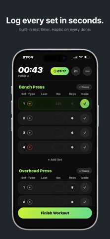 GymTracker: Workout Log Screenshot 2 of 8