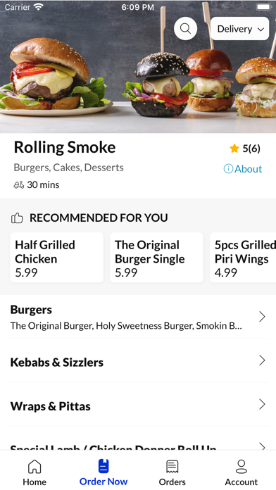 Rolling Smoke. Screenshot