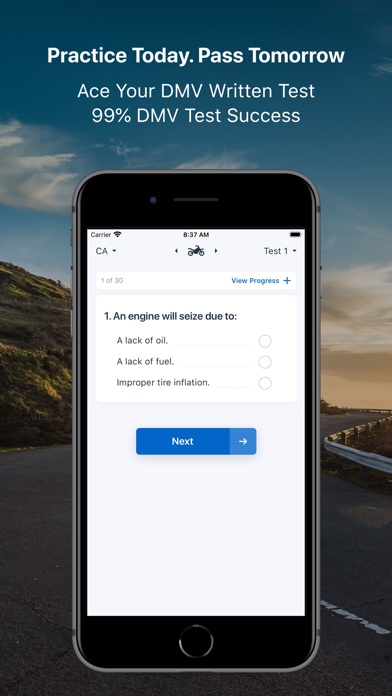 DMV WRITTEN TEST Screenshot