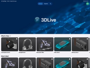 3DLive by DASSAULT SYSTEMES iPad screenshot