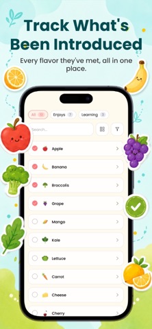 Pippin: Baby Food Tracker screenshot