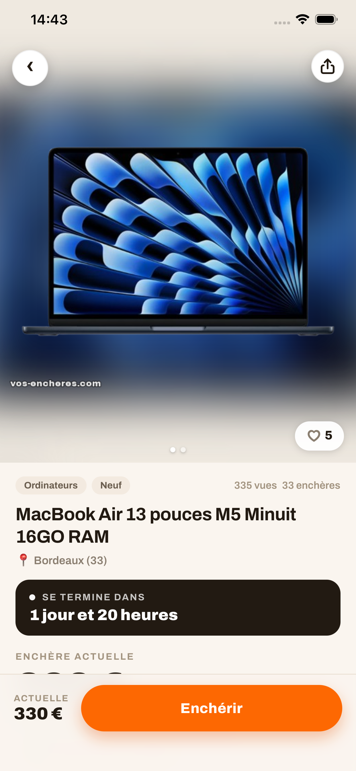 Vos Enchères screenshot 3
