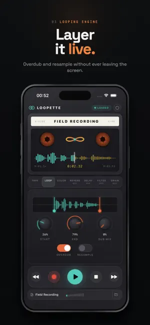 Loopette: Cassette Tape Looper screenshot 3