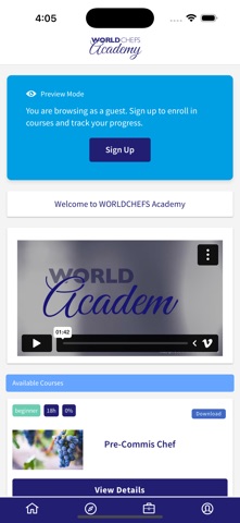 Worldchefs Academy Screenshot 2 of 4