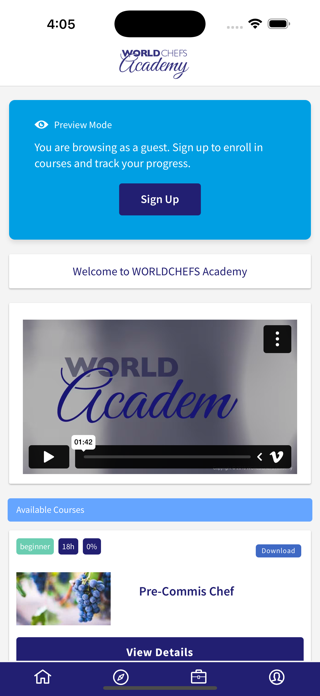 Worldchefs Academy Screenshot 2 of 4