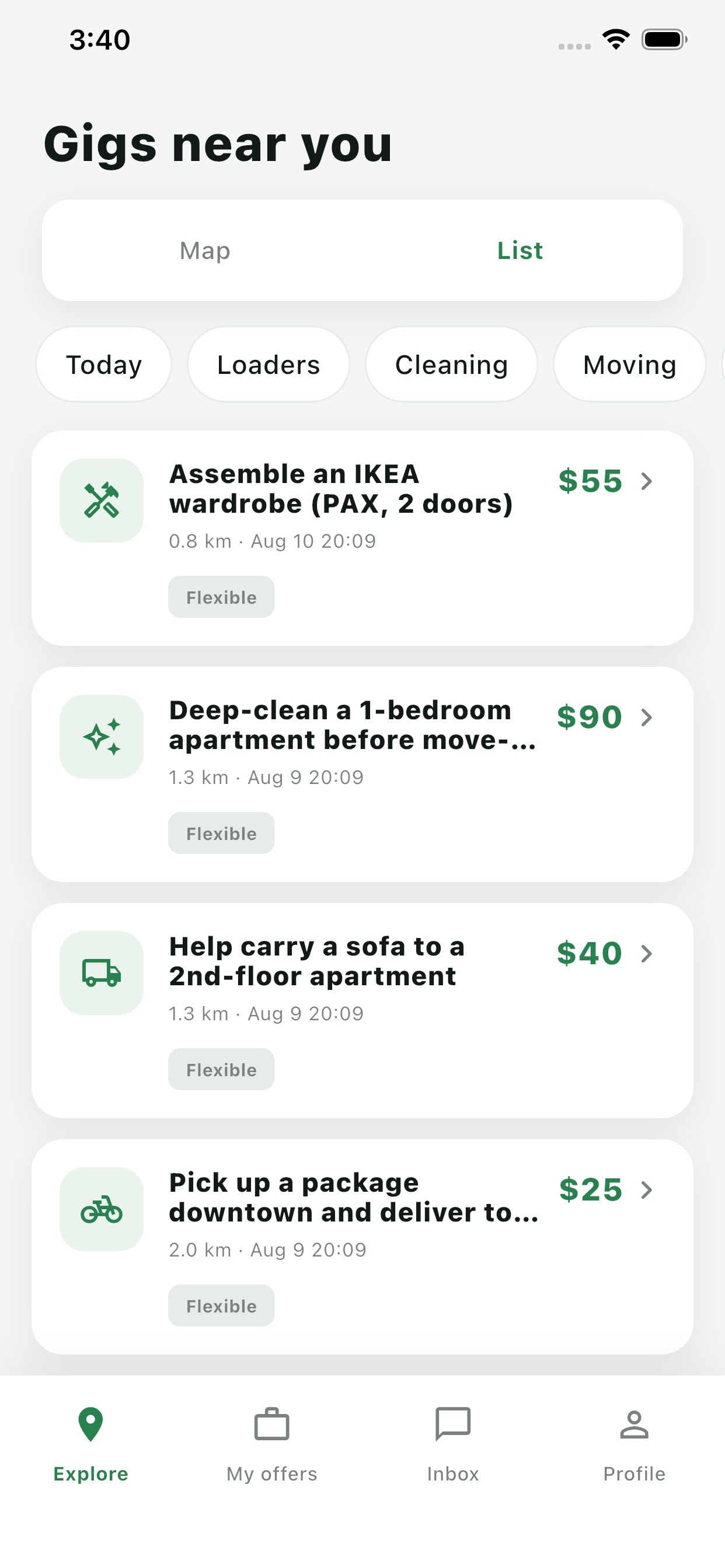 Screenshot 3 of GigMap: Paid Tasks Near You