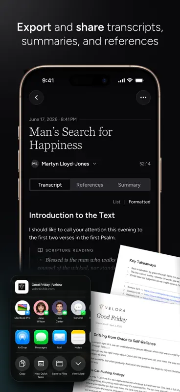 Velora: Bible & Sermon Notes screenshot 7 of 8