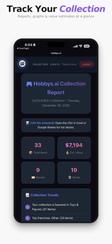 Hobbys.ai iPhone screenshot
