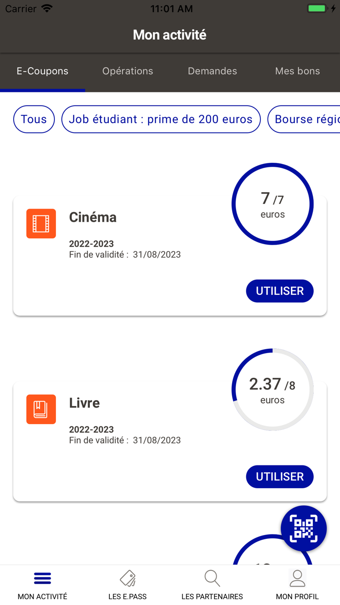 e.pass jeunes Pays de la Loire