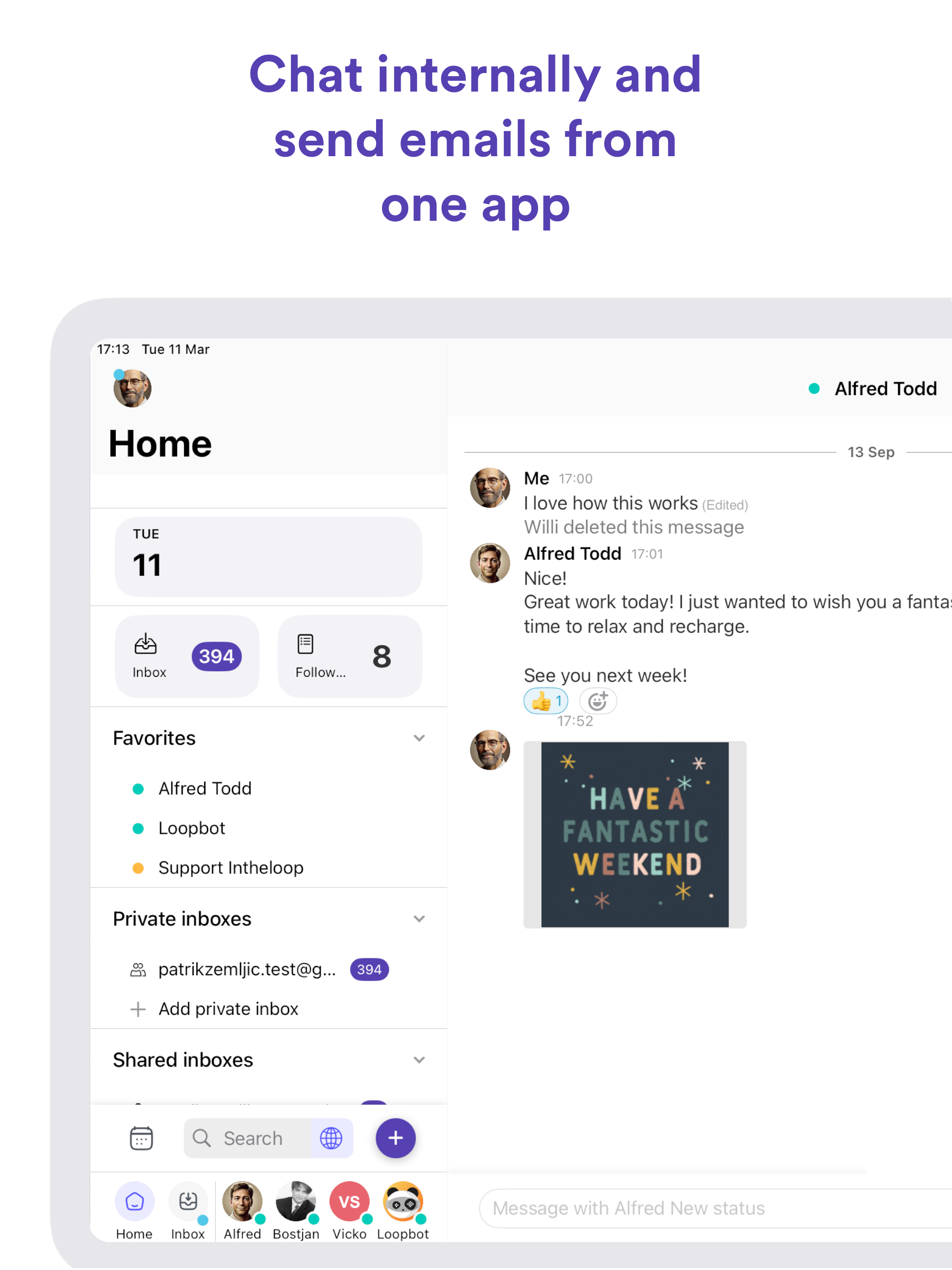 Loop Email: Mail & Team Chat screenshot 7
