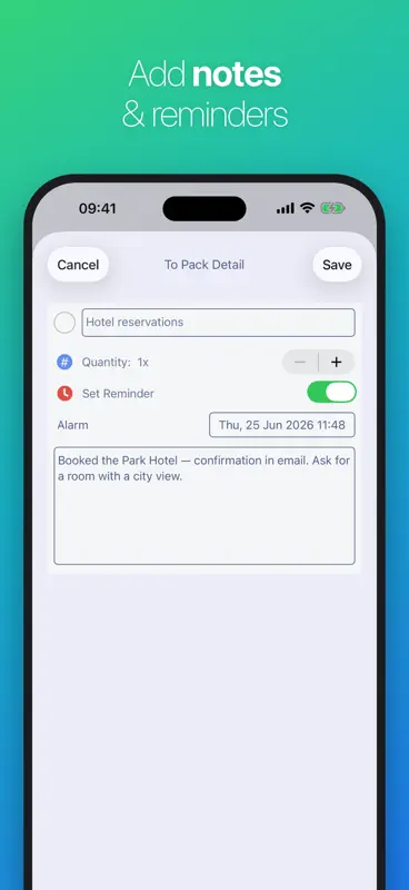 Lista de Viaje y Equipaje screenshot 7 of 7