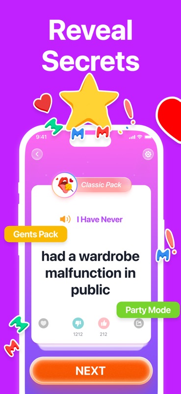 I Have Never: Party Game! screenshot 3