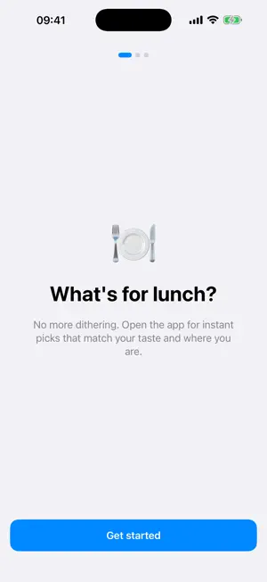 LunchFoods: What to Eat? screenshot 1