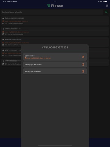 OpFlease iPad screenshot