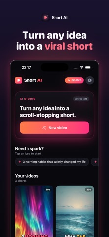 AI Shorts Maker Screenshot 1 of 5