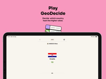 Geotrivia: Geography Games iPad screenshot