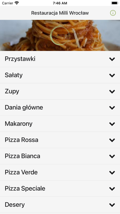 Restauracja Milli Wroclaw screenshot