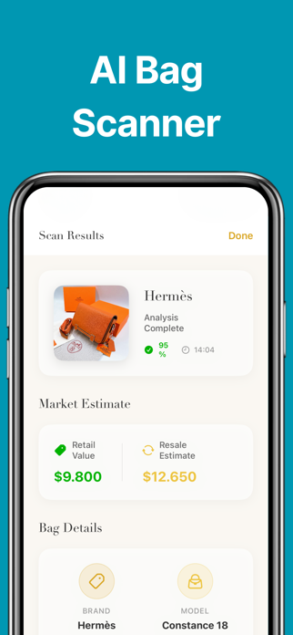 Bag identifier AI Purses Value Screenshot 1 of 5