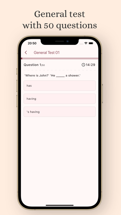 English Grammar Test & Quiz Screenshot