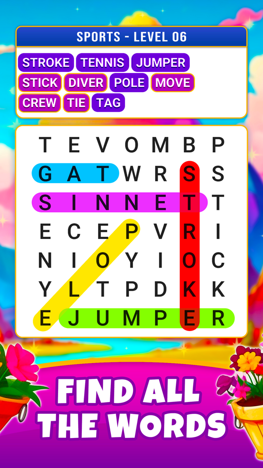 #3. Word Search: Find Hidden Word (iOS) 来自: Nirav Gabani