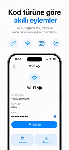 Barkod ve Karekod Okuyucu iPhone screenshot