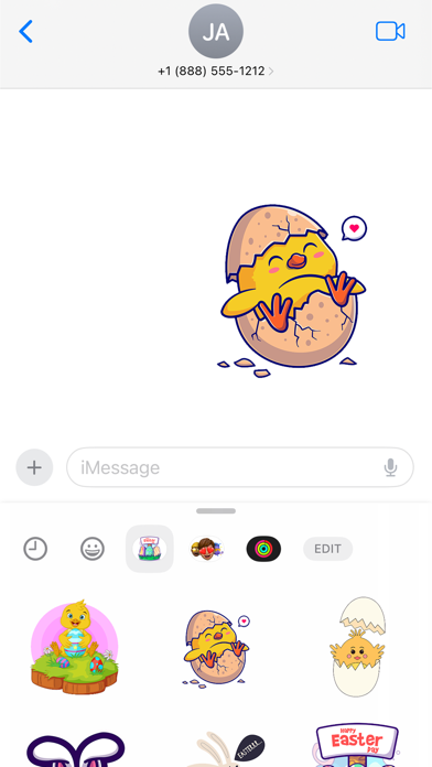 Screenshot #2 pour Easter Egg Hunt Stickers