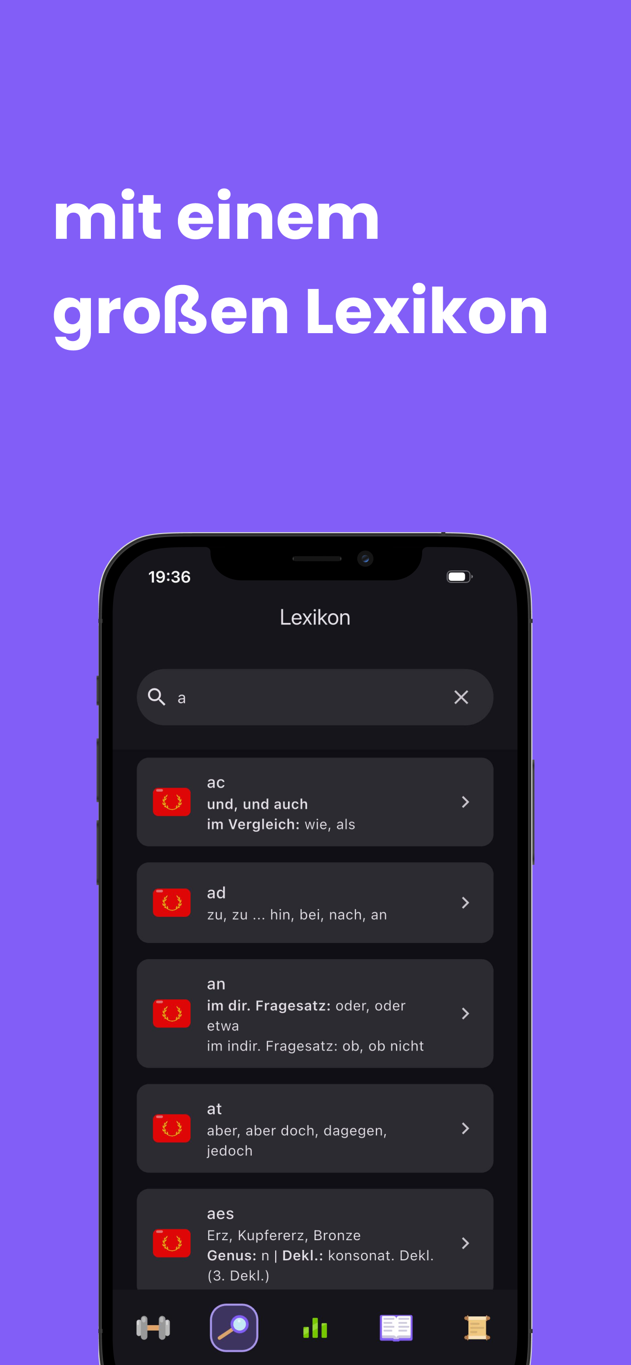 Lateinorum - Deine Lateinapp screenshot 3