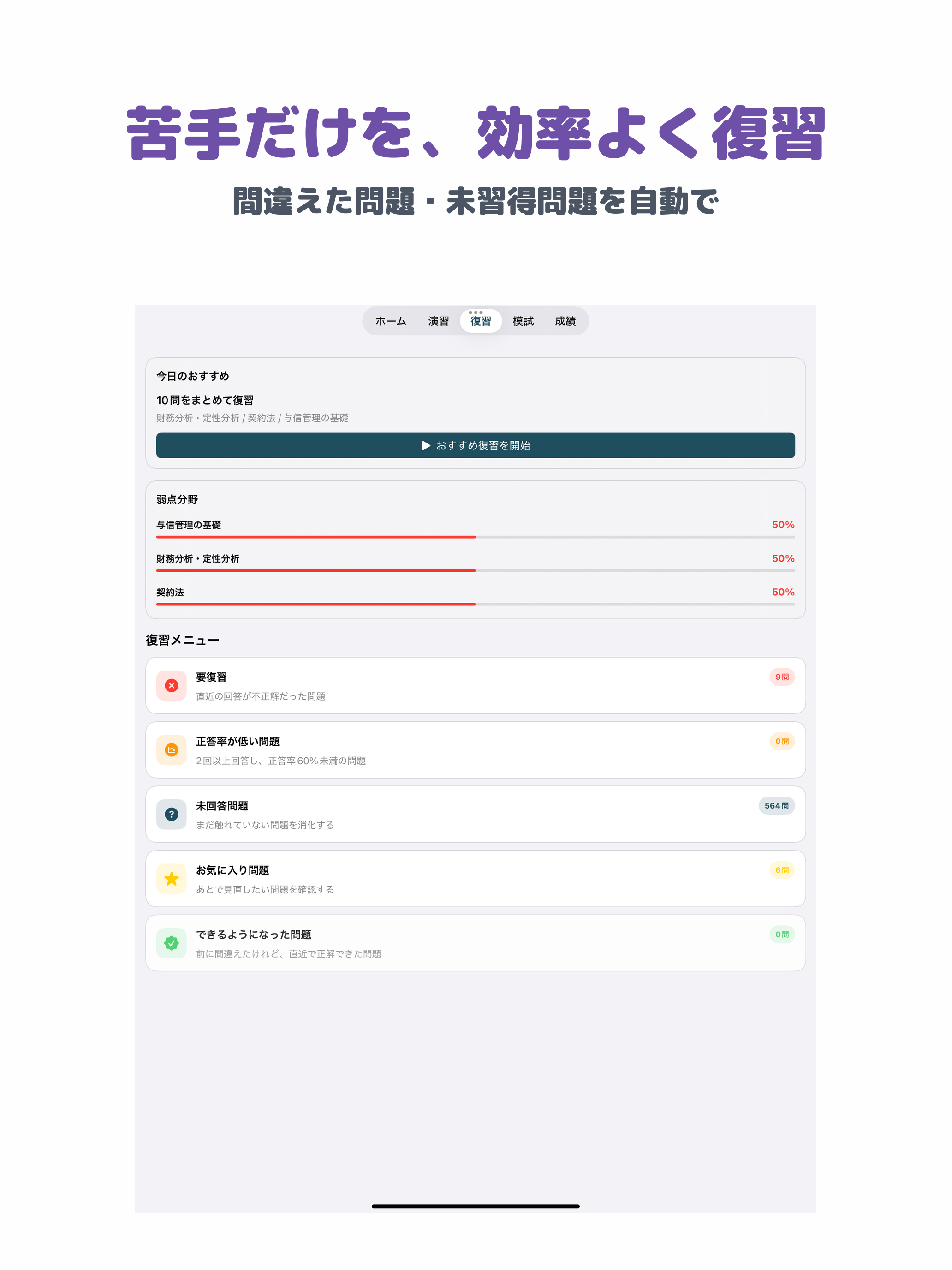 ビジネス実務与信管理 3級 | 2026年対策問題 screenshot 8