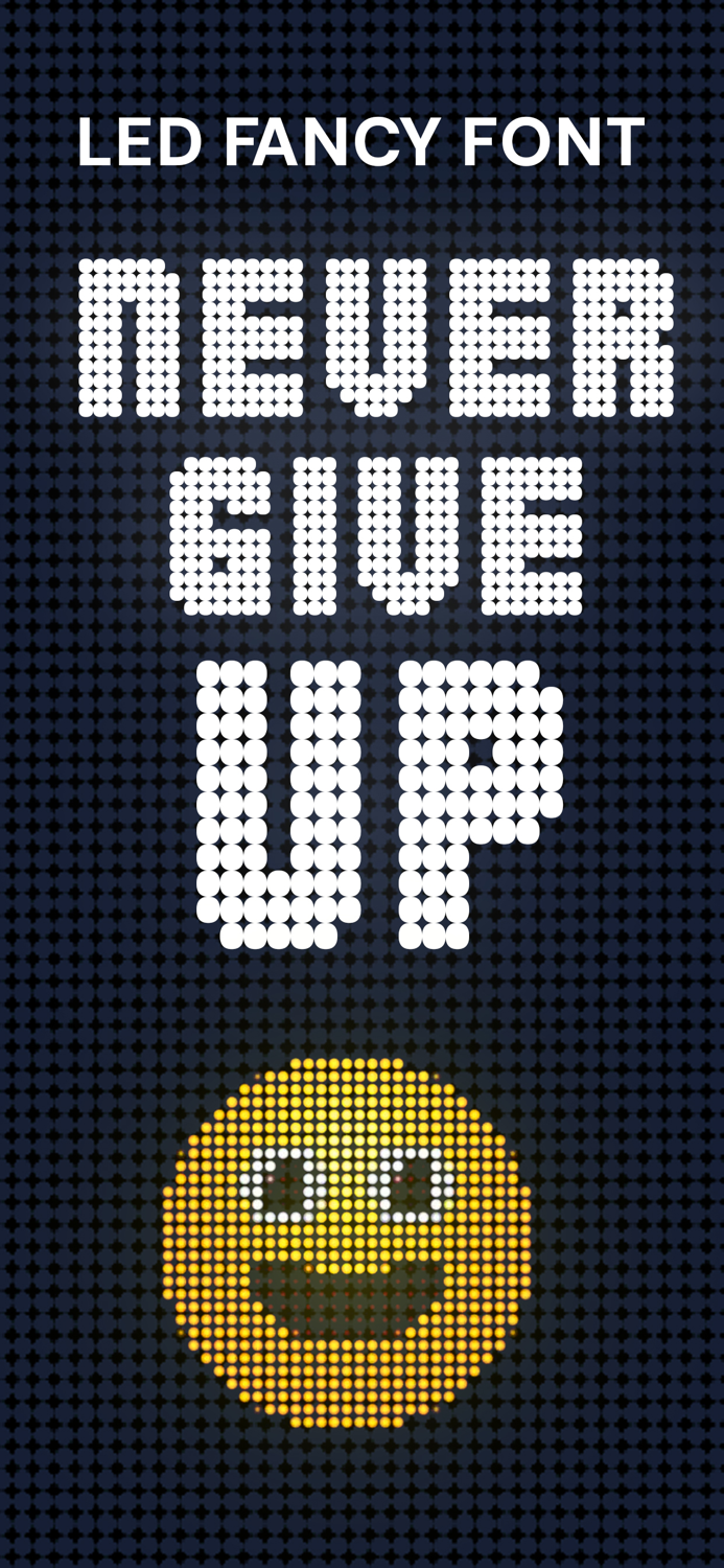 LED Banner LED schrift