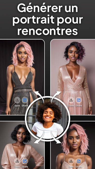 Screenshot #3 pour Générateur de Portraits AI