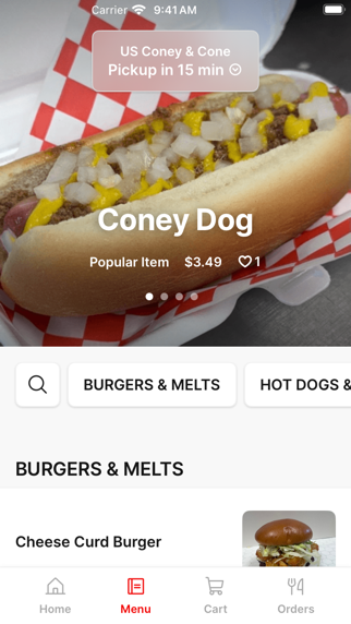 US Coney and Cone iPhone screenshot 2 - Food & Drink app