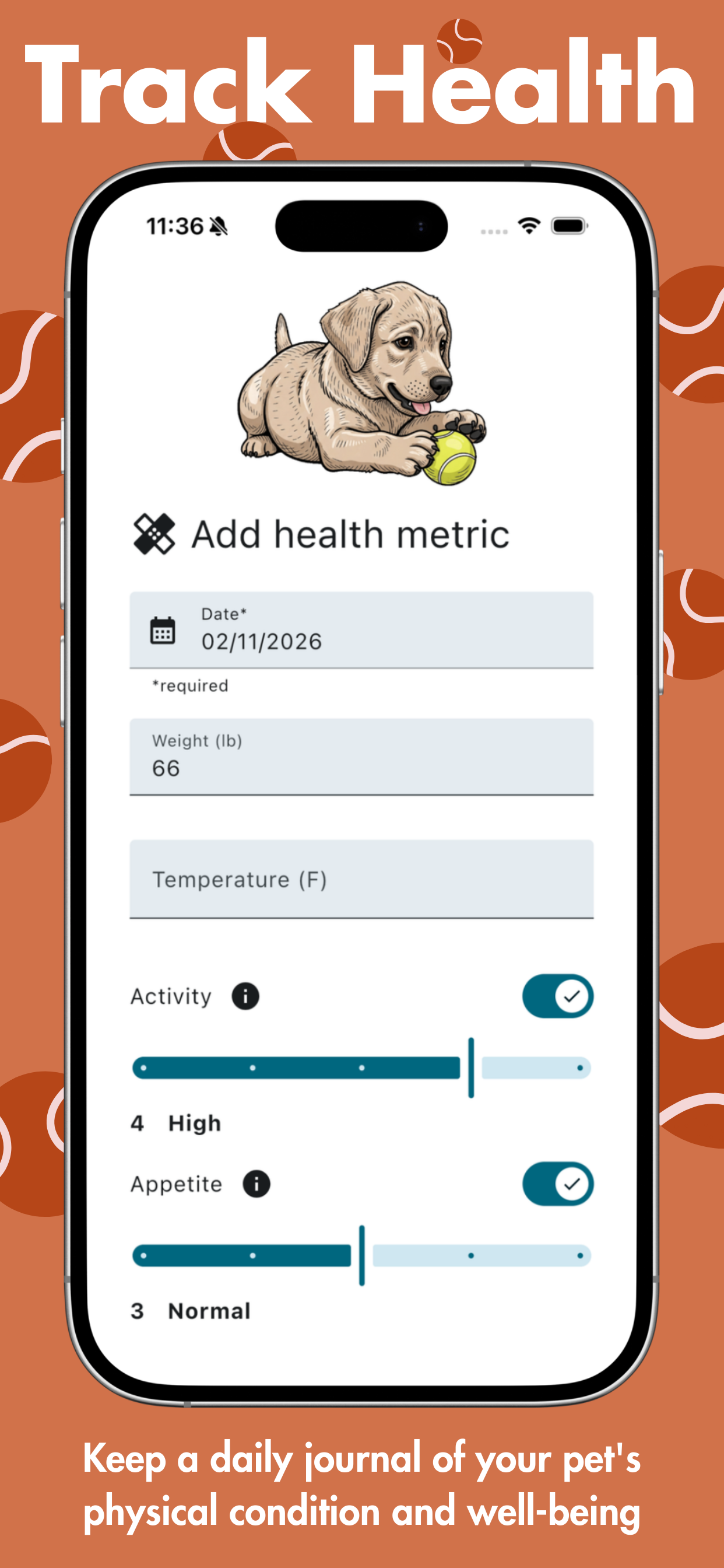 Pets Care: Pet Health Tracker screenshot 4