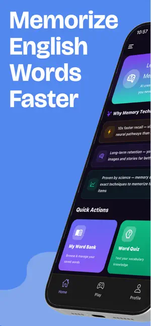 Memorize English Words Fast screenshot 1