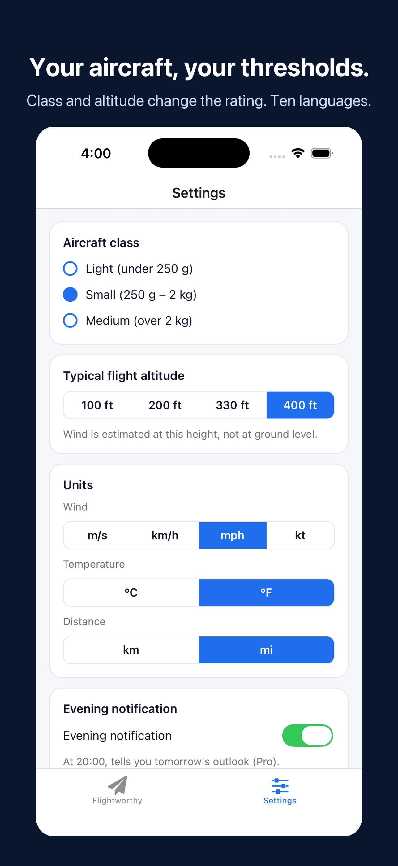 Screenshot 6 of Drone Weather: Flightworthy