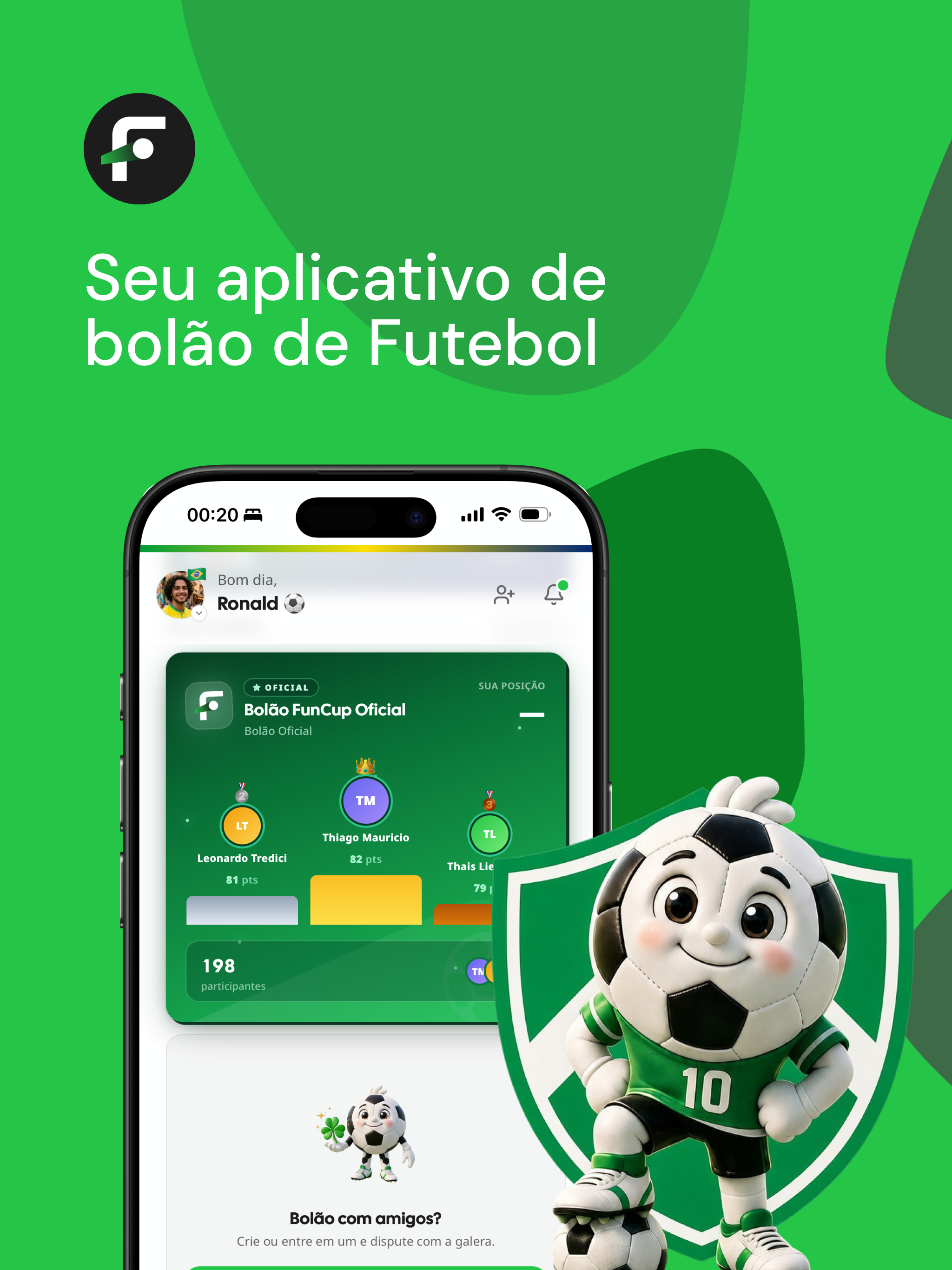FunCup: Bolão, Tabela e Jogos