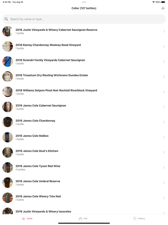 PairIt Wine Sommelier iPad screenshot 6 - Food & Drink app
